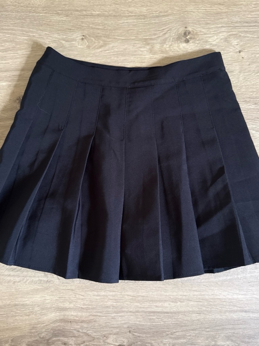 Classic Black Pleated Women's Skirt